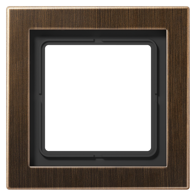 Ramka 1-krotna LS-design, mosiądz antyczny