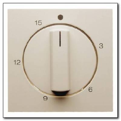 Element centralny z pokrętłem regulacyjnym do mechanicznego łącznika czasowego 0-15 min.; kremowy, połysk; S.1 Numer katalogowy: 16328982