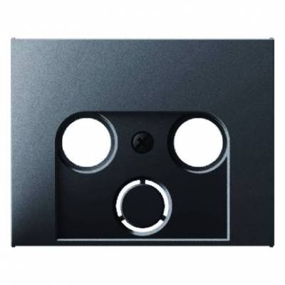 Element centralny do gniazda antenowego 2- i 3 wyjściowego; antracyt mat, lakierowany; K.1 Numer katalogowy: 12017016