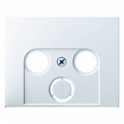 Element centralny do gniazda antenowego 2- i 3-wyjściowego; śnieżnobiały; K.1 Numer katalogowy: 12017019