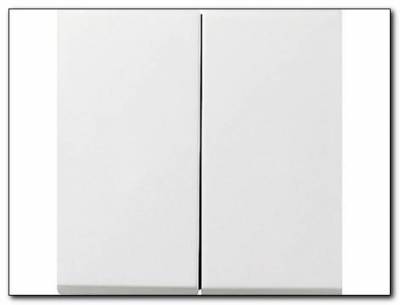 Łącznik przyciskowy przeł./przeł. Gira F100 biały