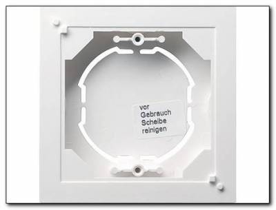 Obudowa nt. pojedyncza płaska System 55 biały matowy