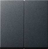 Klawisz podwójny System 55 antracytowy