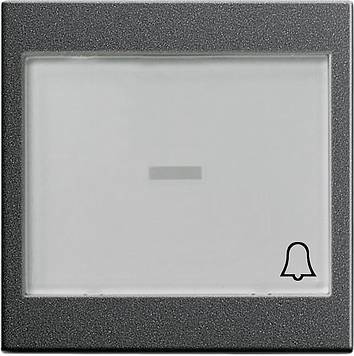 Klawisz BSF duży symbol dzwonka System 55 antracytowy