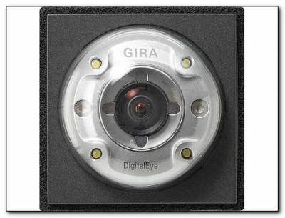 Bramofon natynkowy potrójna System Domofon antracytowy