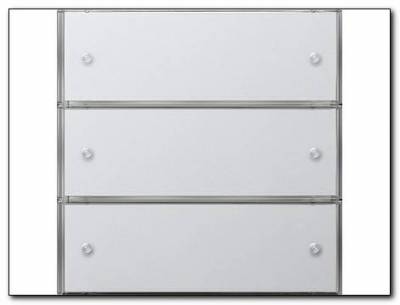 KNX Czuj przycisk 3 Bazowy potrójny Gira F100 biały