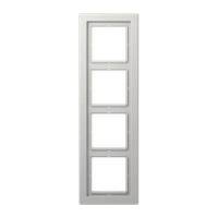 Ramka 4-krotna LS-design, szary
