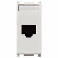 Gniazdo komputerowe, RJ45, kat.5e, Netsafe UTP, 1M, biały