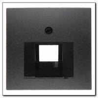 Element centralny do gniazda przyłączeniowego UAE 1-krotnego; antracyt; B.1/B.3/B.7 Glas Numer katalogowy: 14071606