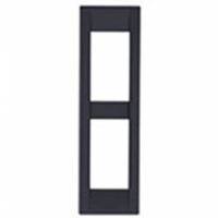 Ramka ozdobna, Round, technopolimer, 2M, grafitowy szary