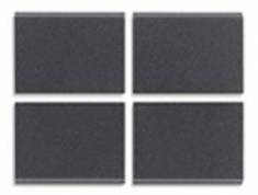 4 przyciski 1M, symbol w/o, antracyt