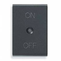 Klawisz, symbol - ON/OFF, 1M, antracyt