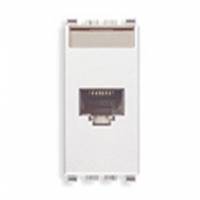 Gniazdo komputerowe, RJ45, kat.5e, Netsafe UTP, 1M, biały