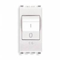 Wyłącznik nadprądowy 1P+N, 120-230V, C6, 1M, biały