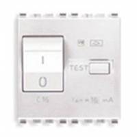 Wyłącznik różnocowo-prądowy 1P+N, 120-230V, 6mA, C16, 2M, biały