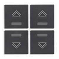 4 przyciski, 1M, Symbol regulacji, antracyt