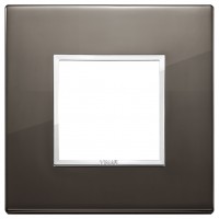 Ramka ozdobna 2M aluminium black sapphire