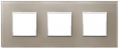 Ramka ozdobna 6M (2+2+2) 71mm opal brown