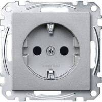 GNIAZDO SCHUKO + PRZESŁ, ALU, SYS. M, Kod produktu: ME-MTN2400-0460