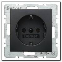 Gniazdo SCHUKO; antracyt; B.1/B.3/B.7 Glas Numer katalogowy: 47431606