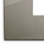 Ramka ozdobna Classic, 4M, metalowa, szczotkowane aluminium