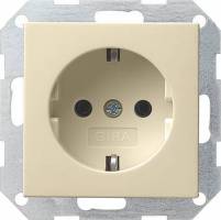 Gniazdo SCHUKO System 55 kremowy