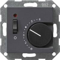 Reg. temp. 230V styk rozw+wyłącznik System 55 antracytowy
